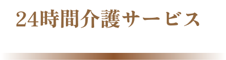 24時間介護付見出し