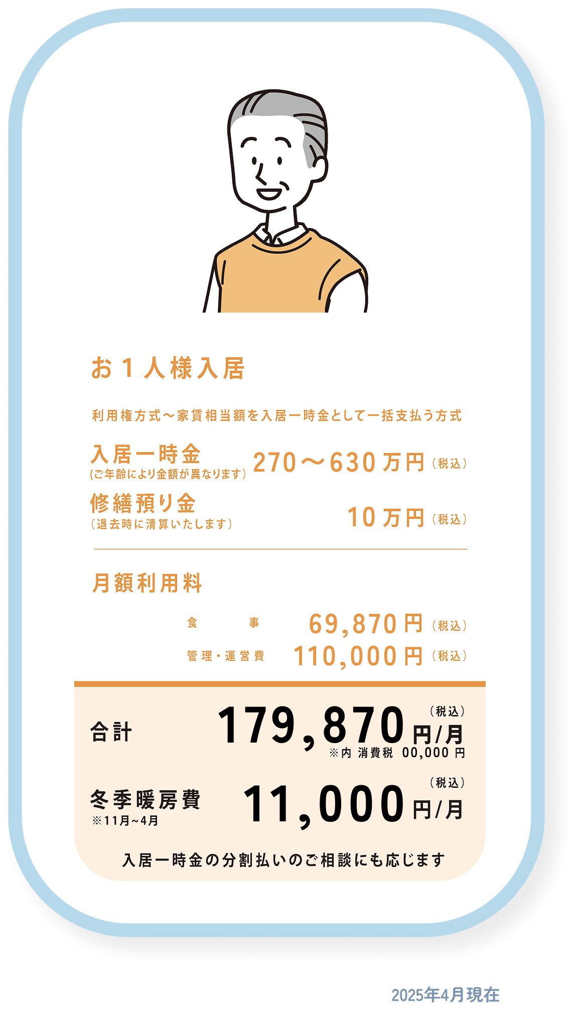 １号館の料金
