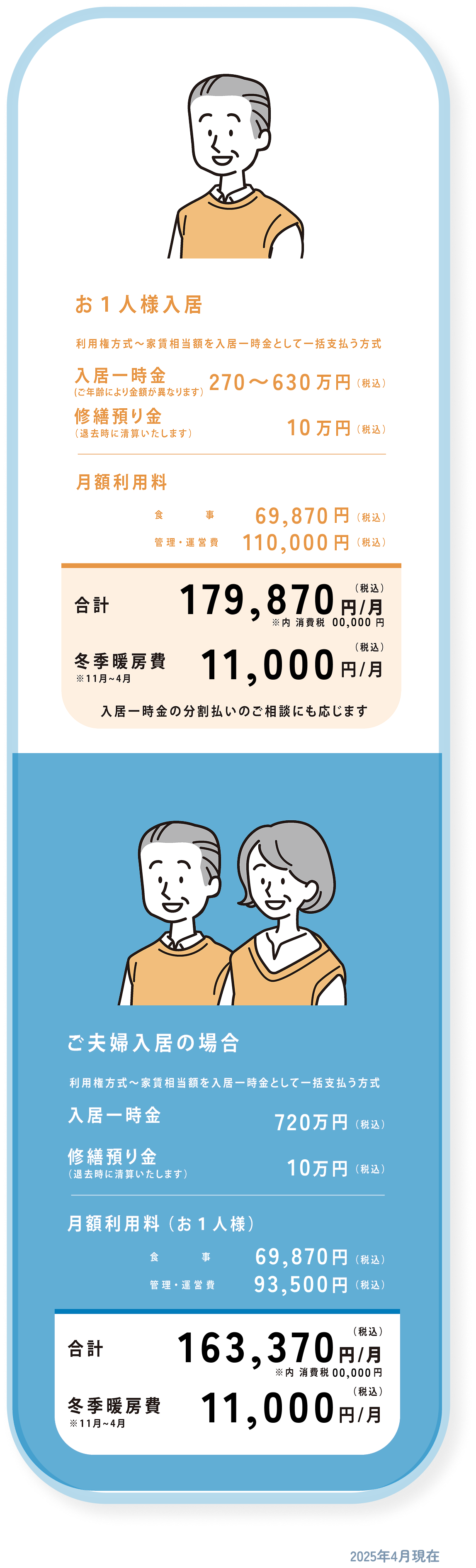 2号館の料金
